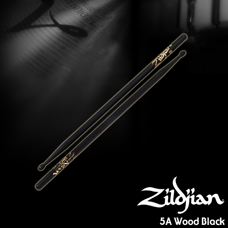 [★드럼채널★] Zildjian 5A Wood Black /5AWB